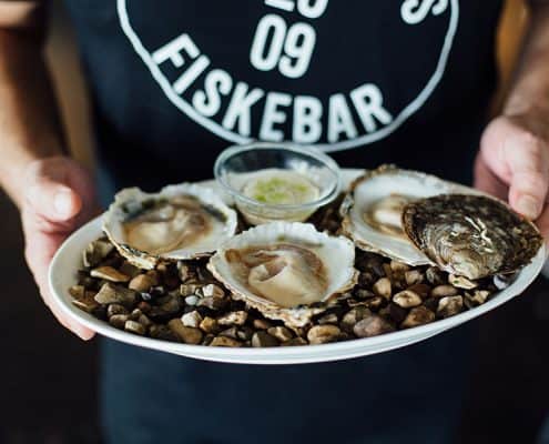 Oysters på tallerkæn